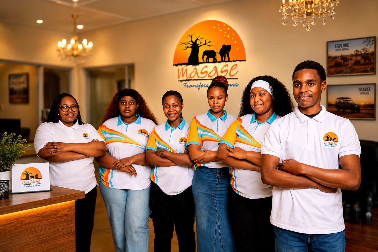 The Masase Transfers & Tours team at our Kempton Park office