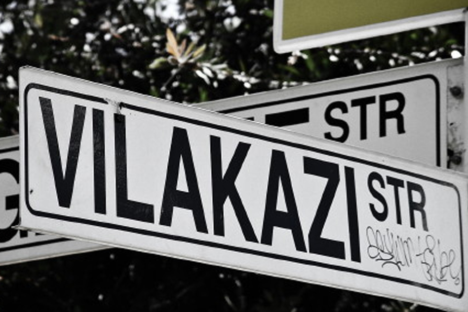 Vilakazi Street signage in Soweto, one of the landmarks along Masase's routes